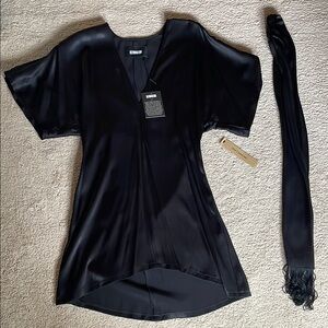 Reformation Black Mini Dress